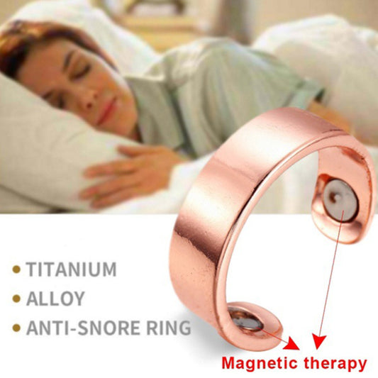 Acupressure anti Snore Ring Treatment Reflexology anti Snoring Apnea Sleeping Aid Device Weight Loss Slimming Body Care